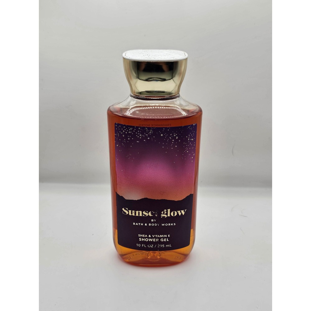 Bath & Body Works Sunset Glow Shower Gel 10oz Coconut Cherry Vanilla Moonflower